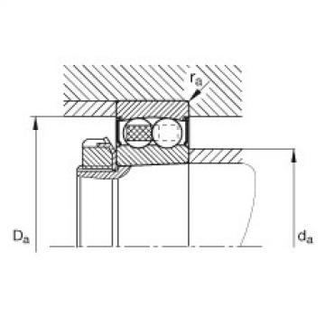 FAG Self-aligning ball bearings - 2213-K-2RS-TVH-C3