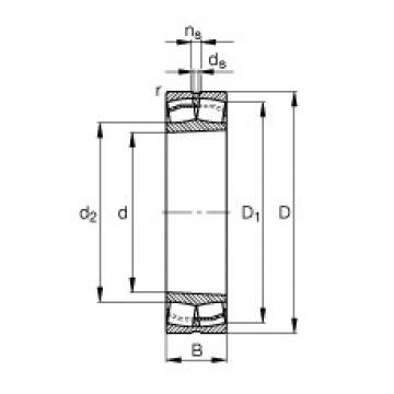 FAG Spherical roller bearings - 22220-E1-XL-K