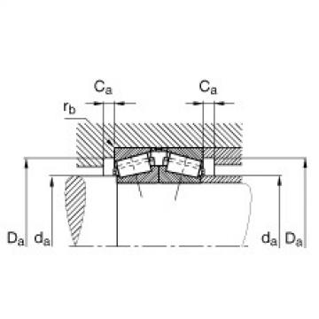 FAG Tapered roller bearings - 31308-XL-P5-DF-VA20-40