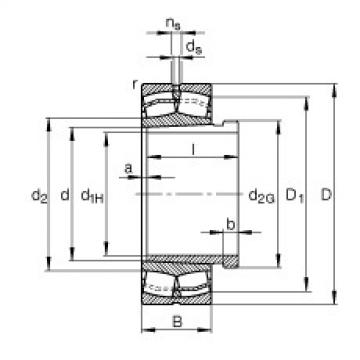 FAG Spherical roller bearings - 21322-E1-XL-K-TVPB + AHX322