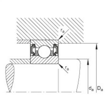 FAG Deep groove ball bearings - 61819-2RZ-Y