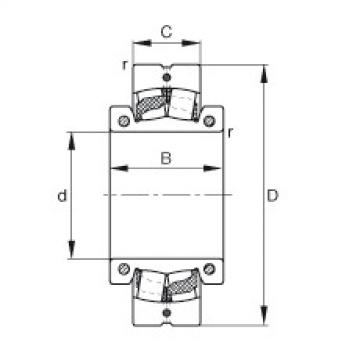 FAG Spherical roller bearings - 222S.203