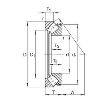 FAG Axial spherical roller bearings - 29460-E1-XL