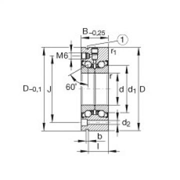 FAG Axial angular contact ball bearings - ZKLF90190-2Z-XL