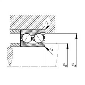 FAG Angular contact ball bearings - 3219-M