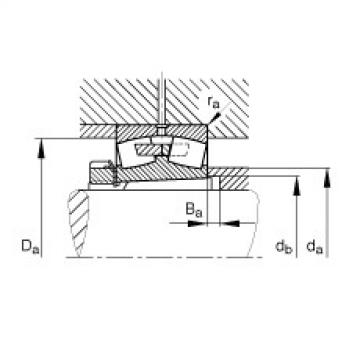 FAG Spherical roller bearings - 23072-BEA-XL-K-MB1 + H3072-HG