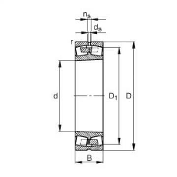 FAG Spherical roller bearings - 230/670-B-K-MB