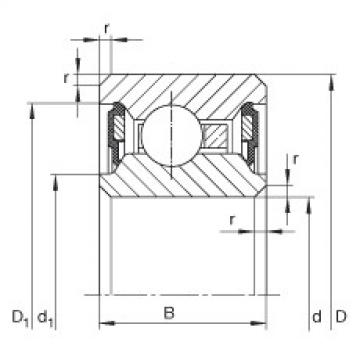 FAG Thin section bearings - CSCU040-2RS