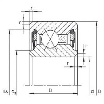 FAG Thin section bearings - CSXU040-2RS