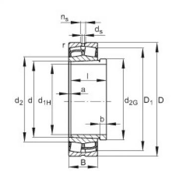 FAG Spherical roller bearings - 23060-BE-XL-K + AH3060