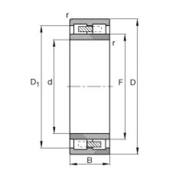 FAG Cylindrical roller bearings - NNU4156-M