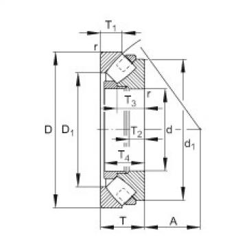 FAG Axial spherical roller bearings - 292/1000-E1-MB