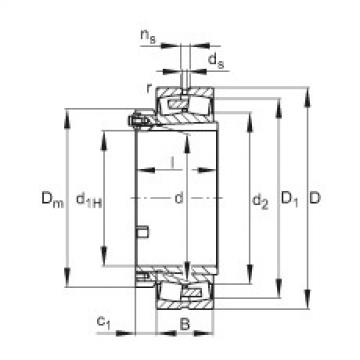 FAG Spherical roller bearings - 230/600-BEA-XL-K-MB1