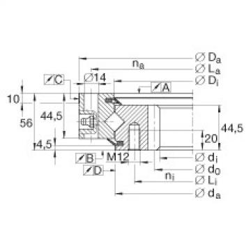 FAG Crossed roller bearings - XSI141094-N