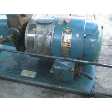 3HP WHITNEY Hydraulic Pump 3ph/220/480 w/Tank,Valves,Dualfoot control