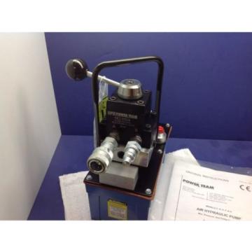 SPX POWER TEAM PA6DM-HUCK AIR HYDRAULIC FOOT PUMP W/ PARKER TC372 &amp; TC371 FIT.