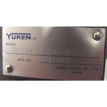 YUKEN A2280-FREH140EH140-5047 SB1099-02-140-4-B-6105 HYDRAULIC PISTON PUMP