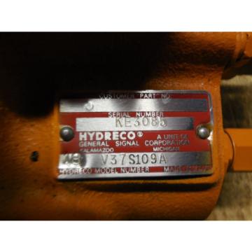 NEW HYDRECO HYDRAULIC VALVE V37S109A