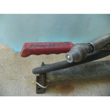 Hydraulic 16&#034; long Hand Pump w/6&#039; Hi-Pressure hose+ quick-connect