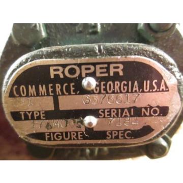 ROPER 17AM005  PUMP , TYPE 1 SPEC 7184 ,  3/8 &#034;FPT  PORTS  NOS