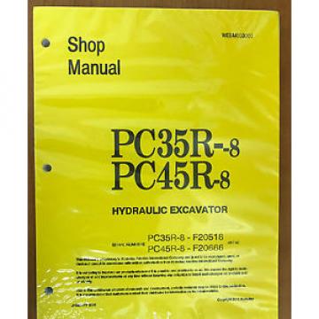 Komatsu Service PC35R-8, PC45R-8 Shop Manual #2