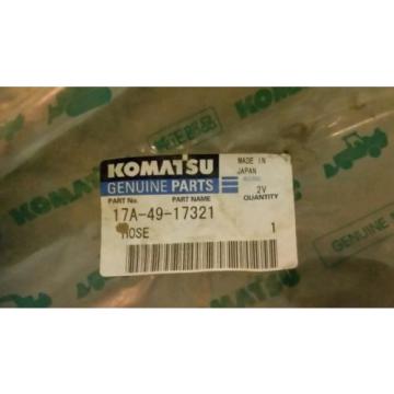 KOMATSU genuine part # 17A-49-17321 PART NAME HOSE