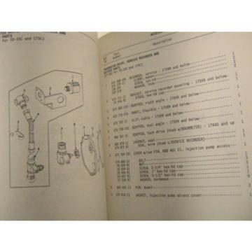 KOMATSU DRESSER DT-414 414B 466 466B 466C DTI466C PARTS BOOK MANUAL 1986