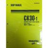 Komatsu CK30-1 Crawler Skid-Steer Track Loader Shop Repair Service Manual #1 small image