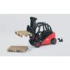 Bruder 02511 Linde fork lift H30D with pallets Scale 1:16 German Tough Realistic #4 small image