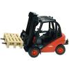 GIOCO MULETTO CARRELLO ELEVATORE LINDE H30D GANCIO TRAINO 2 PALLET BRUDER 02511