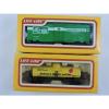 Set of 2 LIFE-LIKE 8475 Linde Box Car &amp; 8522 Hudson Tank Car HO scale train HBO