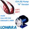 Lowara CEA AISI 316 Centrifugal Pump CEA120/5N/D 0,9KW 1,2HP 3x230/400V 50HZ Z1 #1 small image