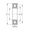 FAG Deep groove ball bearings - 16017