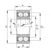 FAG Angular contact ball bearings - 3200-B-2RS-TVH