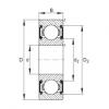 FAG Deep groove ball bearings - 6202-C-2BRS