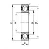 FAG Deep groove ball bearings - S6000-2RSR #1 small image