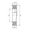 FAG Spindle bearings - HS7012-C-T-P4S