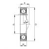 FAG Spindle bearings - B7001-E-2RSD-T-P4S #1 small image