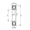 FAG Spindle bearings - B7016-C-2RSD-T-P4S #1 small image