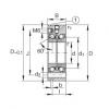 FAG Axial angular contact ball bearings - ZKLF2068-2RS-XL #1 small image