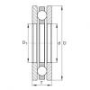 FAG Axial deep groove ball bearings - 4421 #1 small image