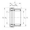 FAG Needle roller/axial cylindrical roller bearings - NKXR17-XL