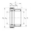 FAG Needle roller/axial cylindrical roller bearings - NKXR15-Z-XL