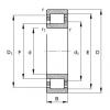 FAG Cylindrical roller bearings - NJ208-E-XL-TVP2