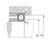 FAG Four point contact bearings - QJ1021-N2-MPA