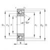 FAG Axial angular contact ball bearings - BSB2562-SU-L055 #1 small image