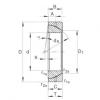 FAG Angular contact spherical plain bearings - GE55-SX #1 small image