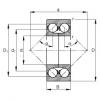 FAG Angular contact ball bearings - 3307-DA