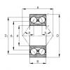 FAG Angular contact ball bearings - 3219-M