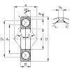 FAG Four point contact bearings - QJ1017-N2-MPA #1 small image